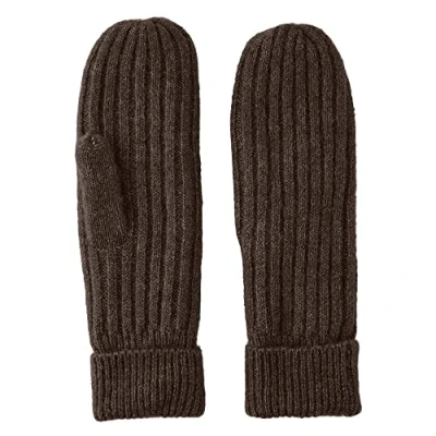 Abbildung von PIECES Damen Pcjeslin Wool Mittens Noos Bc, Chicory Coffee, Einheitsgröße