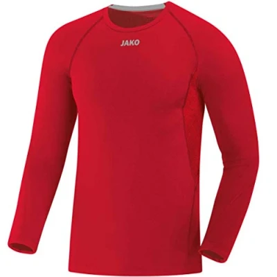 Abbildung von JAKO Longsleeve &quot;COMPRESSION 2.0&quot; Langarmshirt, Herren, Größe: Large, Rot