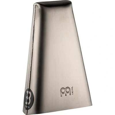 Abbildung von Meinl Percussion Handheld Cowbell Instrument Sehr großes Aufschlagidiophon Länge 8,25 Zoll Stahl, Silber (STB815H)
