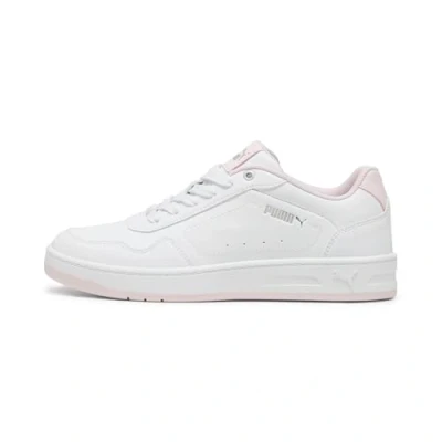 Abbildung von Puma Court Classy Sneakers Schuhe Für Damen White/Whisp Of Pink/Silver Größe: 37.5