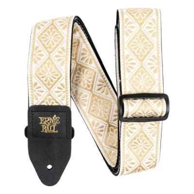 Abbildung von Ernie Ball Klassischer Jacquard Gitarrengurt/Bassgurt Diamond Blossom