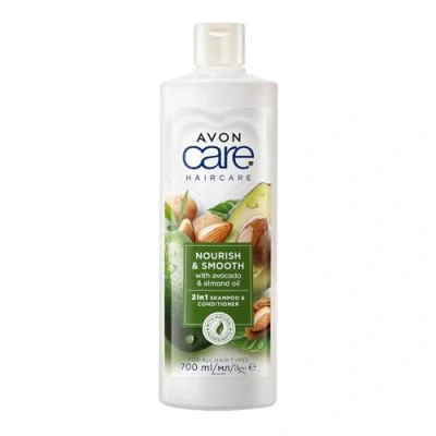 Abbildung von Avon Care 2 in 1 Shampoo &amp; Spülung mit Avocado und Mandelöl, 700 ml