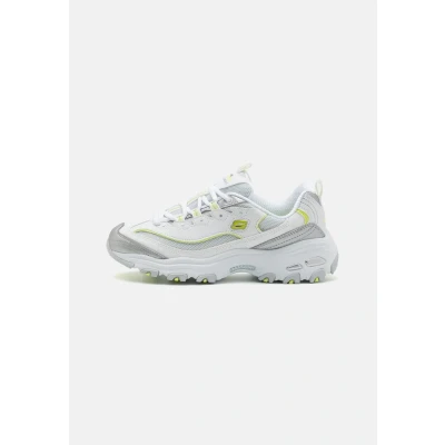 Abbildung von Skechers D&#039;LITES Sneaker low, Damen, Größe: 40, White/silver/lime Schuhe