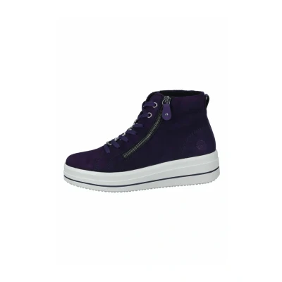 Abbildung von Remonte Plateausneaker &quot;Elisabeth Hurley Collection&quot;, Freizeitschuh, High Top Sneaker, Schnürer, seitlicher Reißverschluss