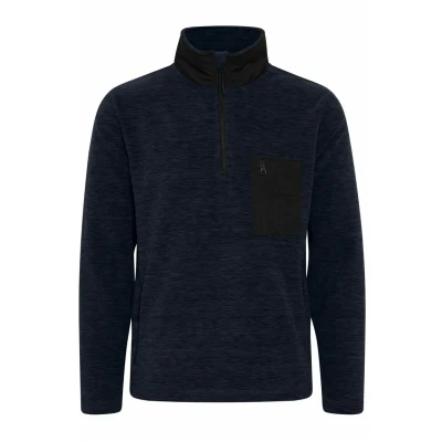Abbildung von Indicode Jeans Idwimort Fleecepullover, Herren, Größe: Medium, Navy mix