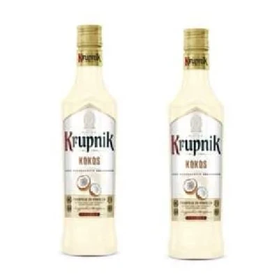 Abbildung von 2 Flaschen Krupnik Kokos likier kokoswy a 500 ml 16% vol.