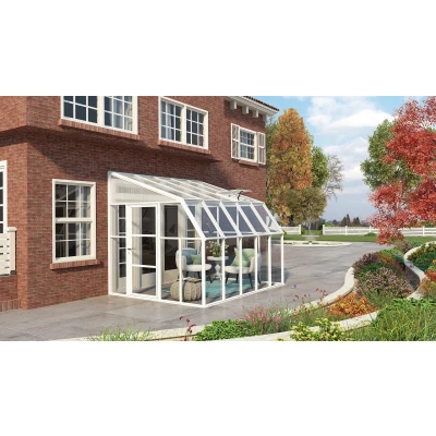 Abbildung von Gewächshaus Sun Room 8x10 PVC Weiss 257x322cm