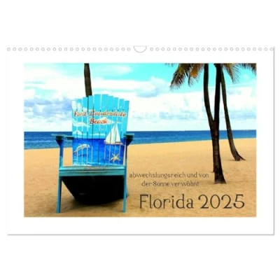 Abbildung von Florida 2025 abwechslungsreich und von der Sonne verwöhnt (Wandkalender DIN A3 quer), CALVENDO Monatskalender