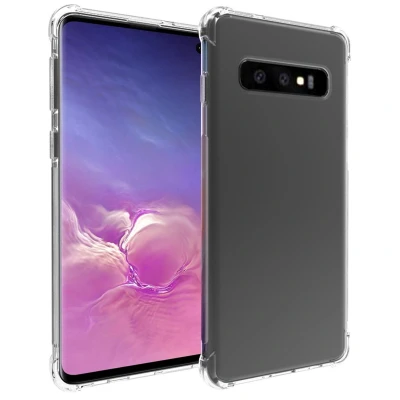 Abbildung von Samsung Galaxy S10 Hülle Silikon iMoshion Soft Case/Backcover Handyhülle Transparent
