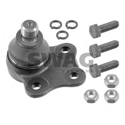 Abbildung von SWAG 50 92 1781 Traggelenk Vorderachse links, unten, rechts mit Anbaumaterial für Querlenker FORD: FIESTA 5, Fusion Kombi, 5 Van
