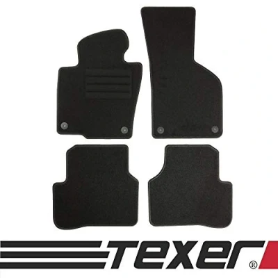 Abbildung von TEXER Textil Fußmatten Passend für VW Passat B6 Bj. 2005 2010 Basic