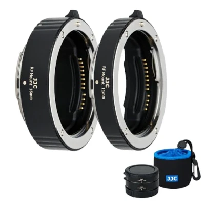 Abbildung von JJC Autofokus Zwischenringe TTL AF Makro Verlängerungsrohr Set 11/16MM für Canon RF Mount EOS R10 R7 R5 R6 R RP DSLR Kameras Objektiv