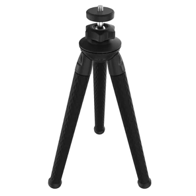 Abbildung von SABRENT Kamera Stativ, Flexibles leichtes Camera Tripod, Aluminium fotostativ für Panasonic Canon Nikon Sony, Dreibeinstativ for Smartphone mit Handy Halterung (TP FLTP)