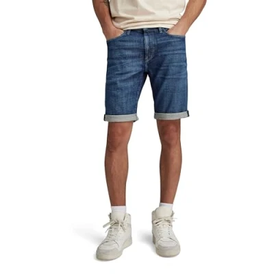 Abbildung von G Star RAW Herren 3301 Slim Shorts, Blau (Faded Blue Copen D10481 D441 G318), 29