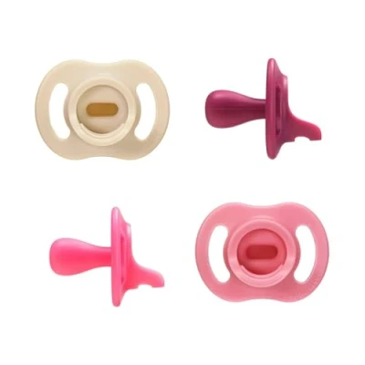 Abbildung von Tommee Tippee Ultraleichter StayPut Schnuller, einteiliges Silikondesign, 6 18m, 4er Pack