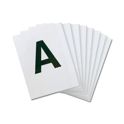 Abbildung von Waldhausen Reitbahnbuchstaben Plastik 12 pcs