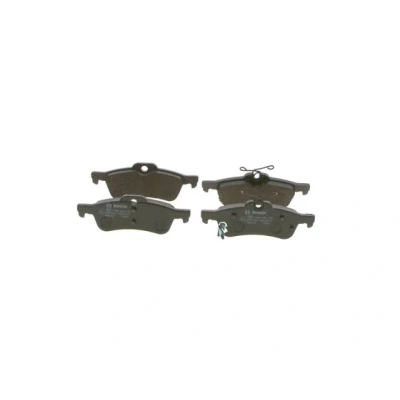 Abbildung von BOSCH 0 986 494 130 Bremsbelagsatz Low Metallic mit akustischer Verschleißwarnung Montageanleitung TOYOTA: Yaris II Schrägheck