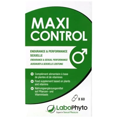 Abbildung von Labophyto MaxiControl Verzögerungskapseln Supplemente für das maximale Selbstvertrauen und langanhaltende Intimität natürliches Nahrungsergänzungsmittel Männer, die mehr wollen 60 Stück