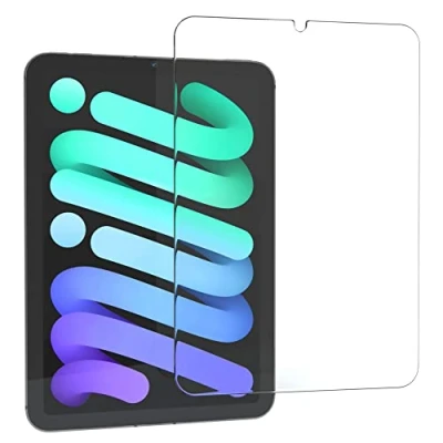 Abbildung von EAZY CASE Displayschutzfolie kompatibel mit iPad Mini 6. Generation (2021) Displayschutz Glas 8,3 Zoll Glasfolie 9H Härte 0,3mm dünne Tabletschutzfolie Tablet Schutzglas Folie Transparent Ultra Klar