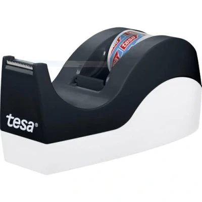 Abbildung von tesa Klebeband Tischabroller tesafilm Orca Schwarz inkl. Klebefilmrolle 33 m x (tesafilm Orca)
