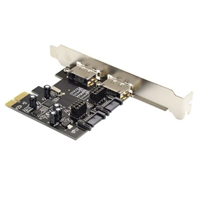 Abbildung von cablecc PCI E auf 4 Ports SATA 3.0 ESATA PCIE SATA3 6Gbps Erweiterungskarte Adapter