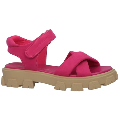 Abbildung von TOM TAILOR Sandale, Plateau, Sommerschuh, Sandalette mit praktischem Klettverschluss