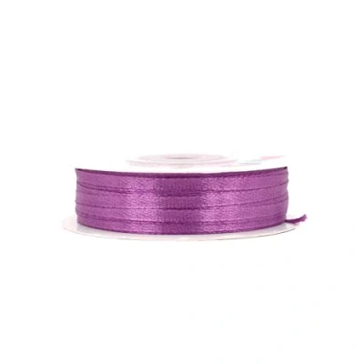 Abbildung von Satinband 3mm x 50m Rolle FARBAUSWAHL in 3/6/12/18/25/38/50/75/100mm farbecht &amp; waschbar Schleifenband für Hochzeit Geschenkband zum Verpacken Dekorieren Basteln Pflaume 473