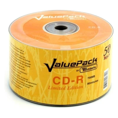 Abbildung von Traxdata CD R 80 min Pack 50 Stück