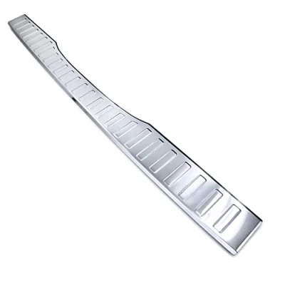 Abbildung von teileplus24 AL114 Ladekantenschutz Aluminium kompatibel mit Mercedes Vito Viano W639 2003 2014, Farbe:Silber