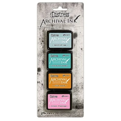 Abbildung von Ranger Distress Archival Mini Ink Kit #4 AITK75110 Tim Holtz (02 22)