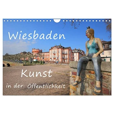Abbildung von Wiesbaden Kunst in der Öffentlichkeit (Wandkalender 2025 DIN A4 quer), CALVENDO Monatskalender