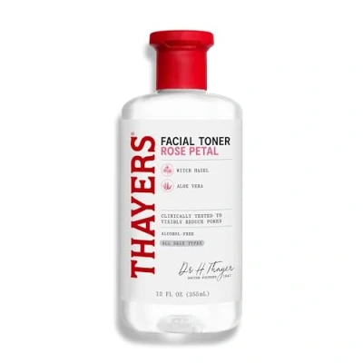Abbildung von Thayers Mildes Hamamelis Rosenblüten Gesichtswasser &amp; Bio Aloe Vera strahlkraft verengt poren ohne tiergrausamkeit alkohol vegan 98 % natürliche inhaltsstoffe dermatologisch getestet 355 ml