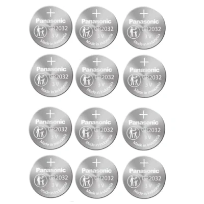 Abbildung von Panasonic CR2032 Lithium 12er Pack Knopfzellen Batterie