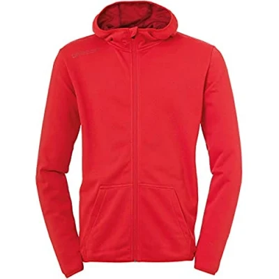 Abbildung von uhlsport Unisex Kinder Essential Kapuzenpullover, Rot, 128 EU