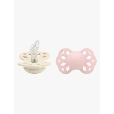 Abbildung von BIBS Infinity Schnuller 2er Pack Gr. 1 Anatomical, Ivory/Blossom