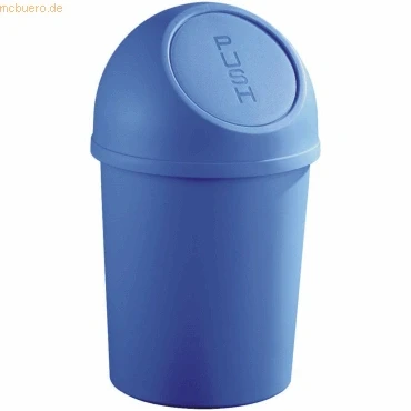 Abbildung von helit H2401134 Push Abfallbehälter „the flip“ 13 L, blau