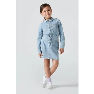 Abbildung von Levi&#039;s Western Dress Jeanskleid für Kinder, Größe: 128, This and that