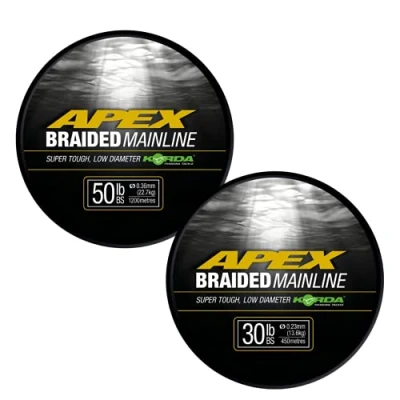 Abbildung von Korda Apex Braid 0,23mm 450m Geflochtene Schnur