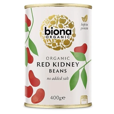 Abbildung von Biona, rote Kidneybohnen in Wasser, ungesalzen, BIO, [1 x 400g.]