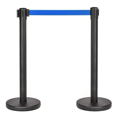 Abbildung von PINNERS ausziehbares Trennpfostenband 3 Meter (2 Einheiten), Trennpfosten, Passierverbotsband, Begrenzungsband, einziehbarer ausziehbarer Bandpfosten, Betretungsverbotsband, ausziehbare Absperrung