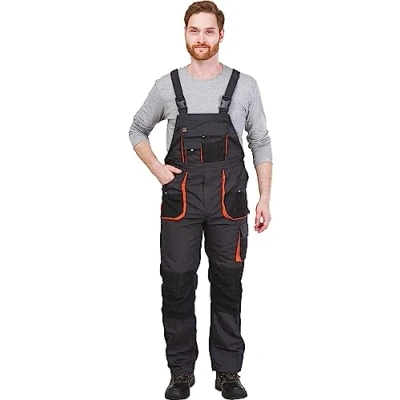 Abbildung von Reis FORECO T SBP54 Arbeitshosen Männer Arbeitshose Schnittschutzhose Arbeithose Herren Stahl Blau Schwarz Orange 60 Größe