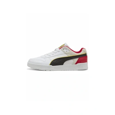 Abbildung von Puma Ferrari GAME Sneakers Schnürer whiterosso corsa, Größe: 44, White rosso corsa Leder