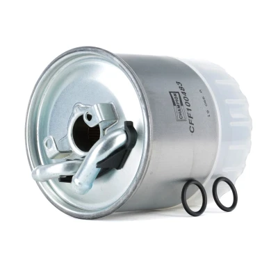 Abbildung von CHAMPION CFF100483 Kraftstofffilter Leitungsfilter, mit Anschluss für Wassersensor, Filterheizung 10 8 MERCEDES BENZ: Sprinter 3 T Bus, Viano