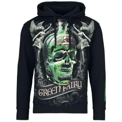 Abbildung von Spiral The Green Fairy Männer Kapuzenpullover schwarz XL