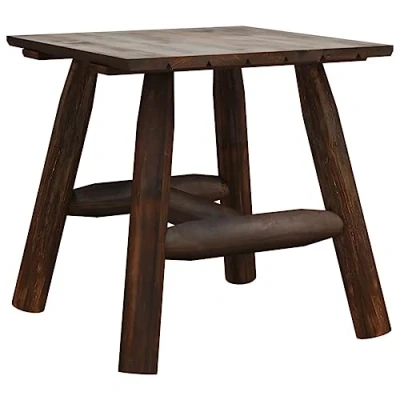 Abbildung von vidaXL Beistelltisch, Tisch mit viel Platz, Gartentisch Holzrahmen, Couchtisch Terrassentisch Gartenmöbel Outdoor Tisch, Massivholz Fichte