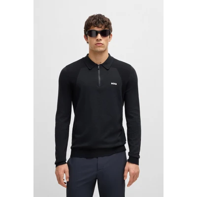 Abbildung von BOSS Momentum LITE Strickpullover, Herren, Größe: Large, Dark blue
