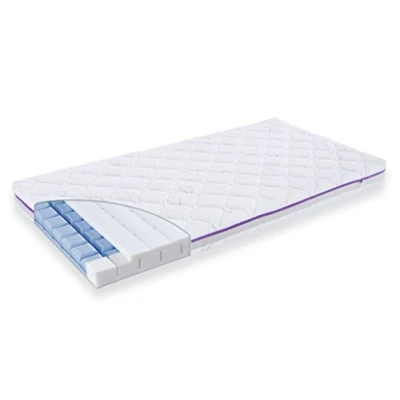 Abbildung von Träumeland Baby und Kindermatratze Schlummerstern, Größe 60 x 120 cm mit hochflexiblen, freistehenden 3D comfort pads für besten Liegekomfort