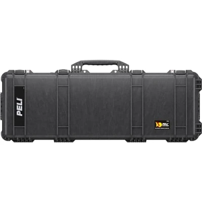 Abbildung von PELI 1720 Langer Wasserdichter Gewehrkoffer für Taktische Gewehre, IP67 Wasser und Staubdicht, 49L Volumen, Mit Schaumstoffeinlage (Anpassbar), Schwarz