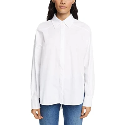 Abbildung von Esprit Hemdbluse, Damen, Größe: Medium, White