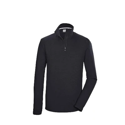 Abbildung von Killtec KSW 95 Midlayer Langarmshirt, Herren, Größe: XL, Blue black denim
